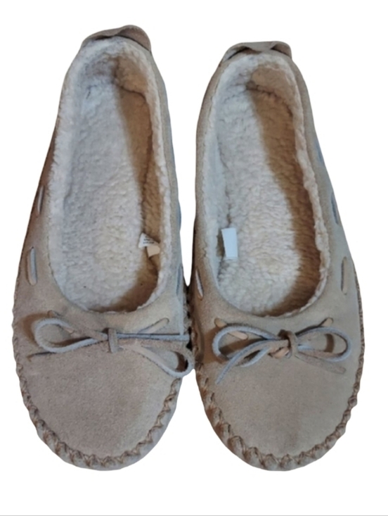 L.L. Bean Shoes - L.L.Bean Hearthside Suede Sherpa Lined Moccasins